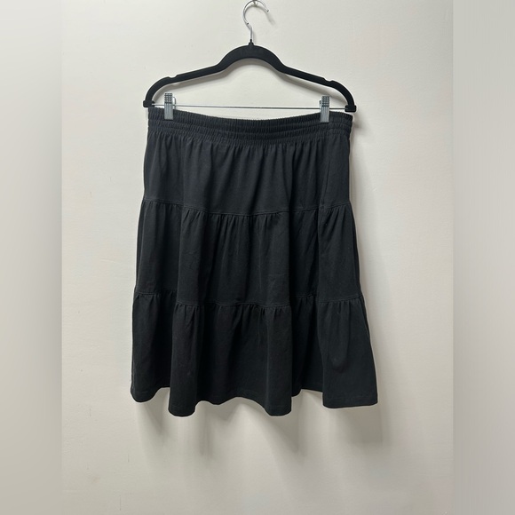 LIGHTWEIGHT 3 PANEL SKIRT-BLACK 29
